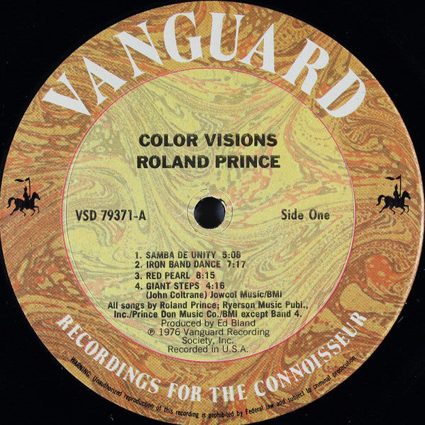 Roland Prince Groovy lp Coaster - Color Visions