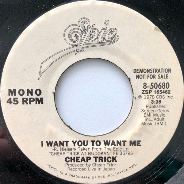 Cheap Trick Groovy Coaster - I Want You To Want Me