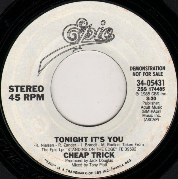 Cheap Trick Groovy 45 Coaster - Tonight It's You