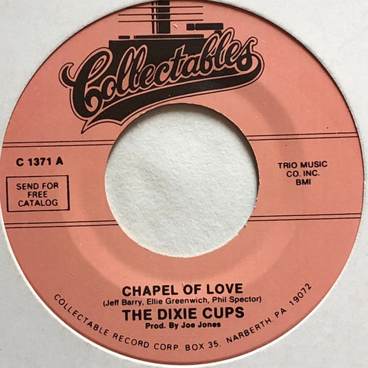 The Dixie Cups Groovy Coaster - Chapel Of Love