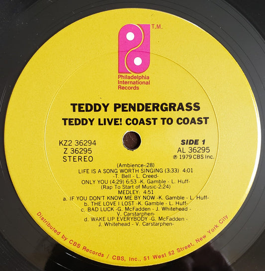 Teddy Pendergrass Groovy Coaster - Live! Coast To Coast