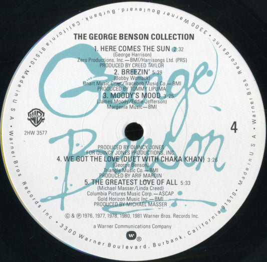 George Benson Groovy Coaster - The George Benson Collection (Side 4)