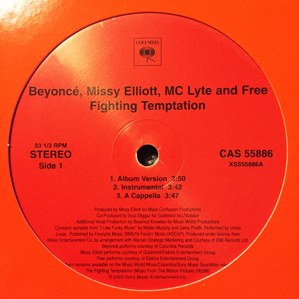 Beyoncé Groovy 12" Coaster - Fighting Temptation