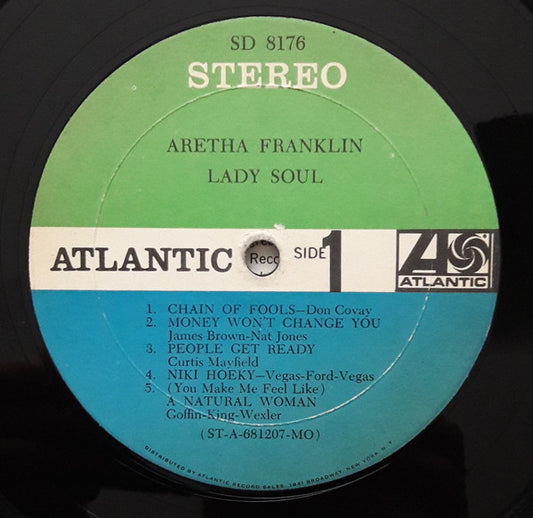 Aretha Franklin Groovy Coaster - Lady Soul (Side 1)