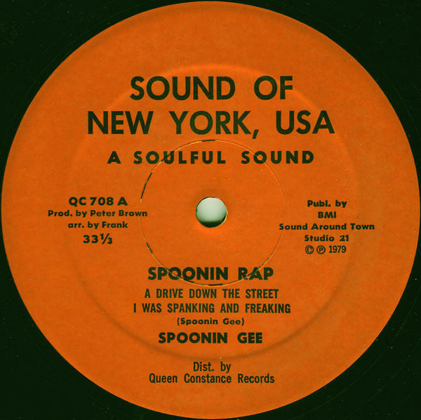 Spoonie Gee Groovy Coaster - Spoonin Rap (Side A)