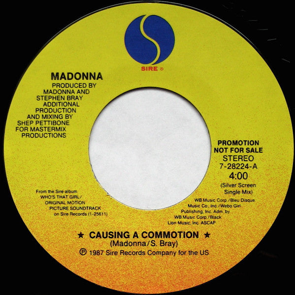 Madonna Groovy Coaster - Causing A Commotion