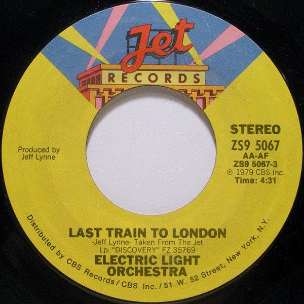 Electric Light Orchestra Groovy Coaster - Last Train To London