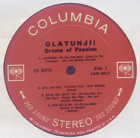 Babatunde Olatunji Groovy Coaster - Drums Of Passion