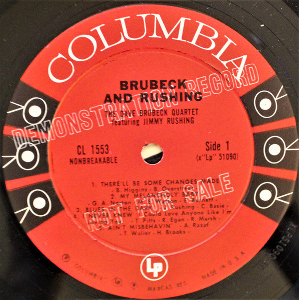 The Dave Brubeck Quartet Groovy Coaster - Brubeck & Rushing (Side 1)