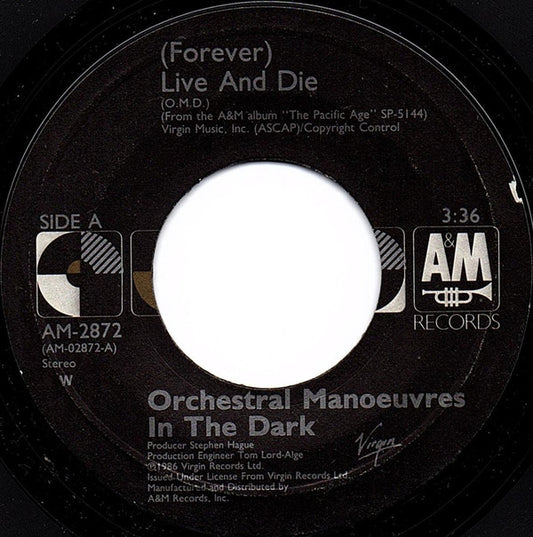 Orchestral Manoeuvres In The Dark Groovy 45 Coaster - (Forever) Live And Die