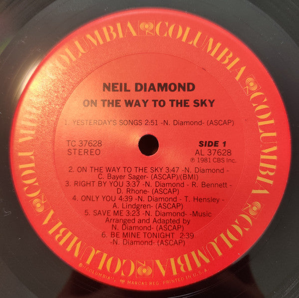 Neil Diamond Groovy Coaster - On The Way To The Sky