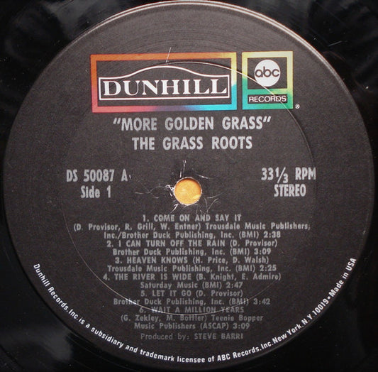 The Grass Roots Groovy Coaster - More Golden Grass