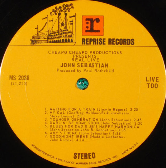 John Sebastian Groovy Coaster - Cheapo-Cheapo Productions Presents Real Live (Side 2)