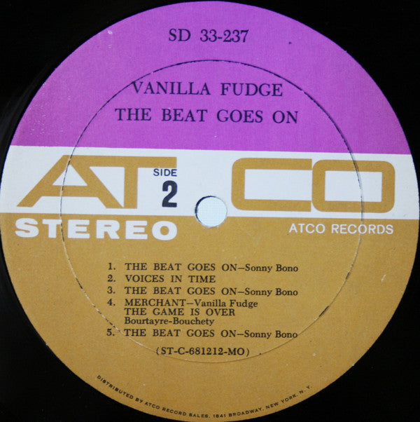 Vanilla Fudge Groovy Coaster - The Beat Goes On (Side 2)