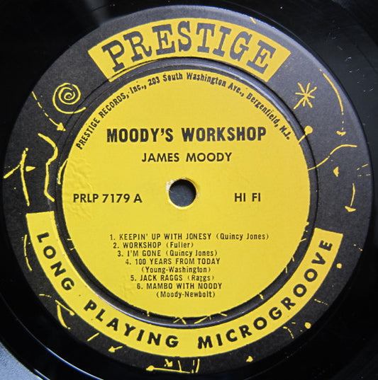 James Moody And His Band Groovy lp Coaster - Moody's Workshop