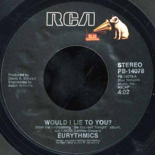 Eurythmics Groovy Coaster - Would I Lie To You?