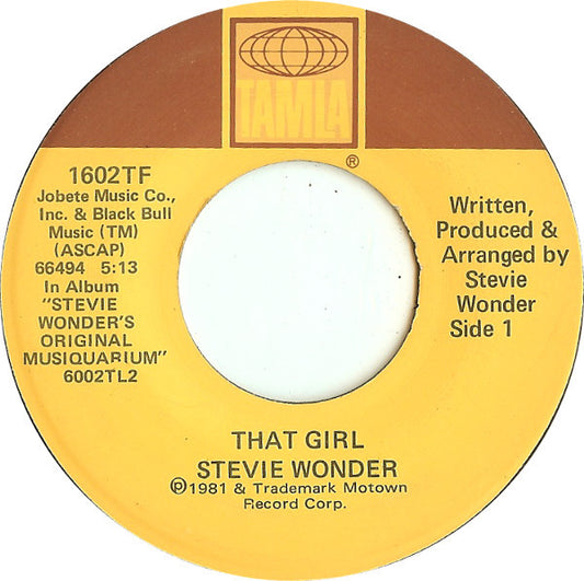 Stevie Wonder Groovy Coaster - That Girl