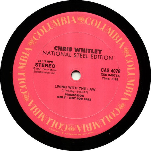 Chris Whitley Groovy lp Coaster - National Steel Edition
