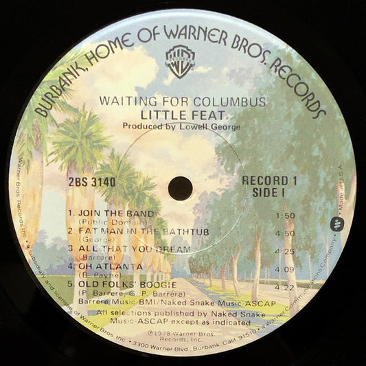 Little Feat Groovy Coaster - Waiting For Columbus