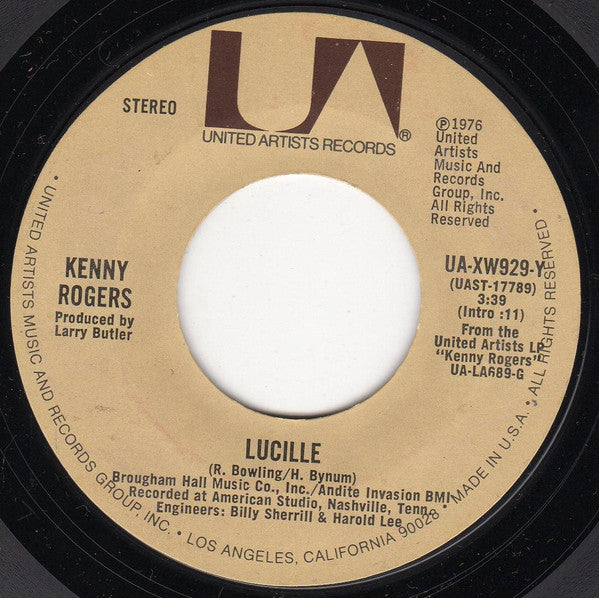 Kenny Rogers Groovy 45 Coaster - Lucille