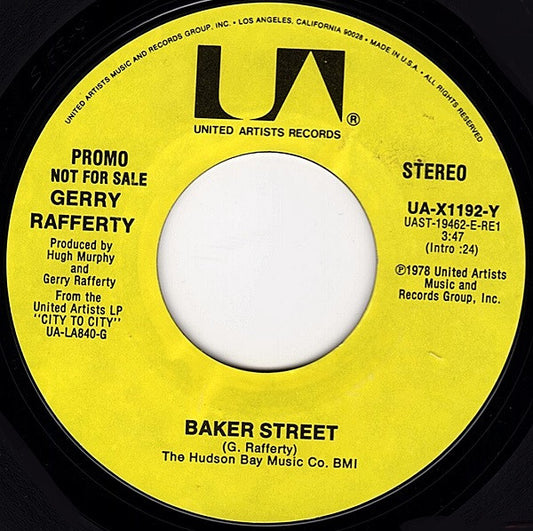 Gerry Rafferty Groovy 45 Coaster - Baker Street