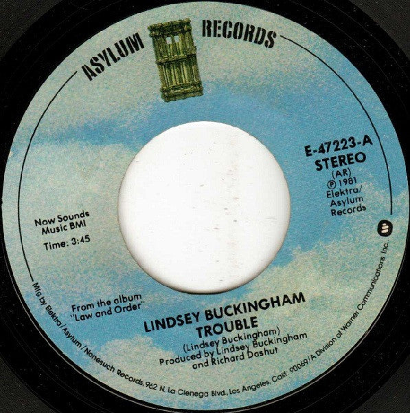 Lindsey Buckingham Groovy 45 Coaster - Trouble