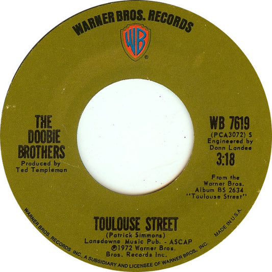 The Doobie Brothers Groovy 45 Coaster - Toulouse Street