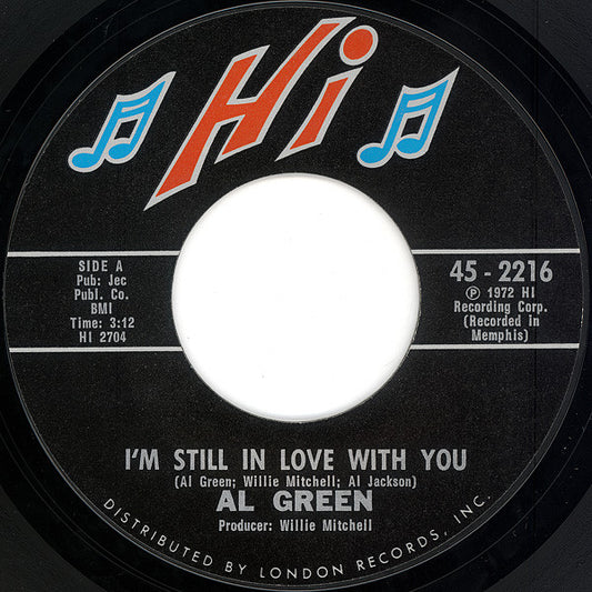 Al Green Groovy Coaster - I'm Still In Love With You / Old Time Lovin'