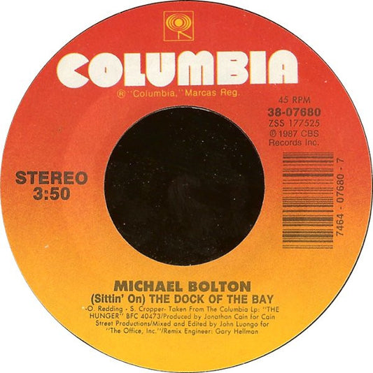 Michael Bolton Groovy Coaster - (Sittin' On) The Dock Of The Bay