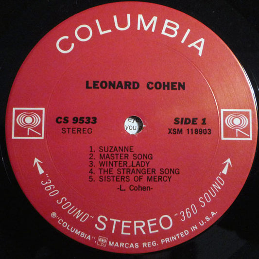 Leonard Cohen Groovy Coaster - Songs Of Leonard Cohen