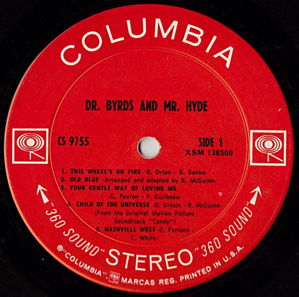 The Byrds Groovy lp Coaster - Dr. Byrds & Mr. Hyde