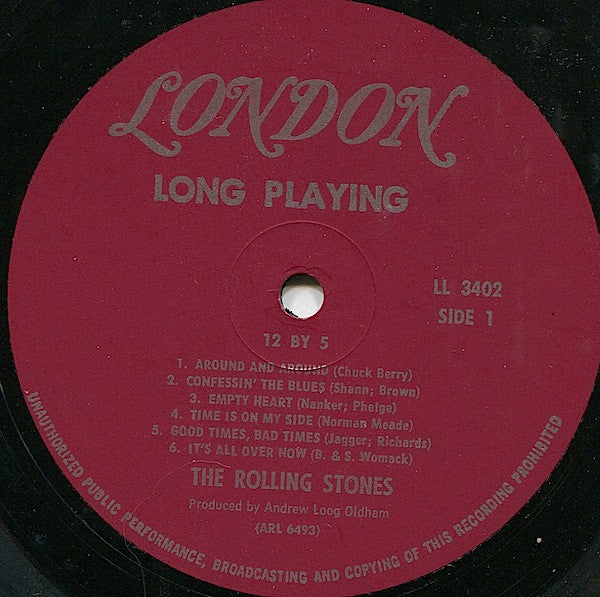 The Rolling Stones Groovy Coaster - 12 X 5 (Side 1)