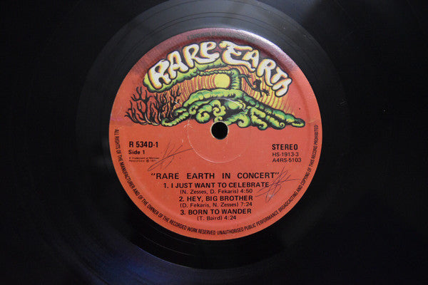 Rare Earth Groovy Coaster - Rare Earth In Concert