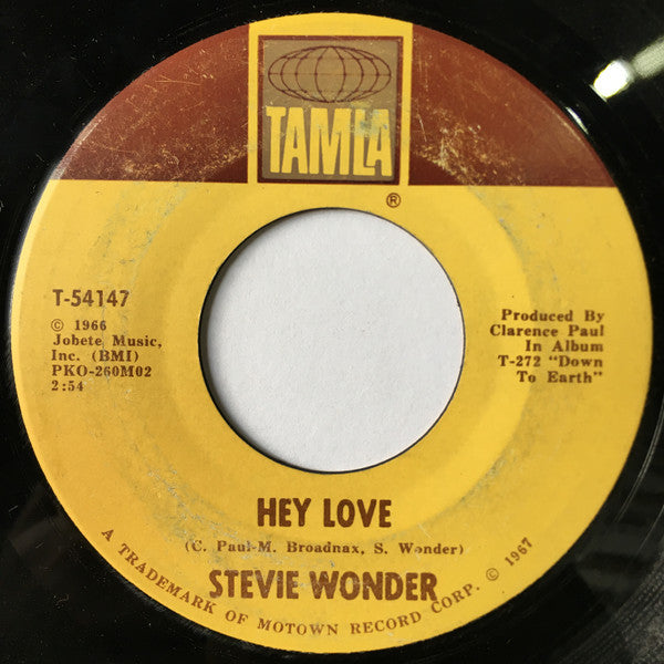 Stevie Wonder Groovy 45 Coaster - Hey Love