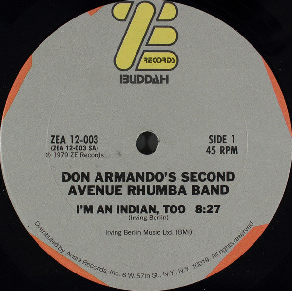 Don Armando's Second Avenue Rhumba Band Groovy Coaster - I'm An Indian, Too