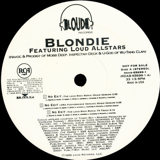 Blondie Groovy Coaster - No Exit