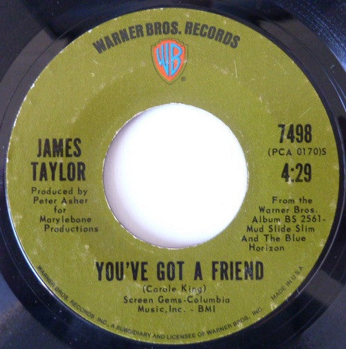 James Taylor  Groovy 45 Coaster - You've Got A Friend