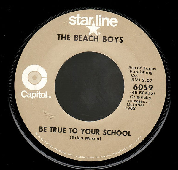 Beach Boys Groovy 45 Coaster - Be True To Your School