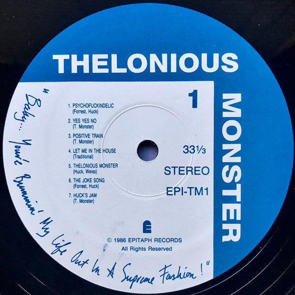 Thelonious Monster Groovy Coaster - Baby...You're Bummin' My Life Out In A Supreme Fashion