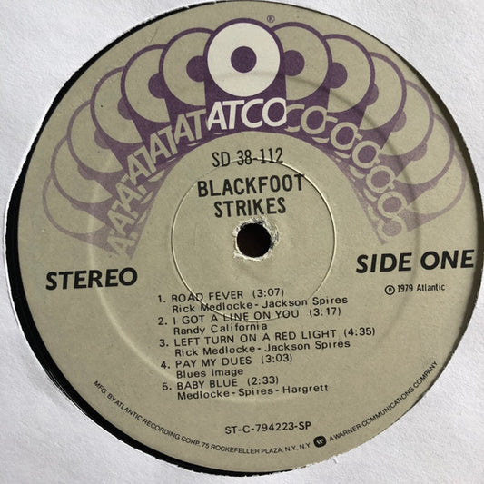 Blackfoot Groovy Coaster - Strikes (Side 1)