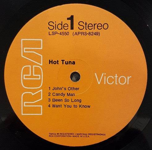 Hot Tuna Groovy lp Coaster - First Pull Up, Then Pull Down