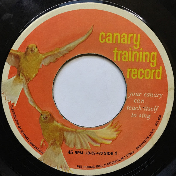 Hartz Mountain Master Canaries Groovy 45 Coaster - Canary Training Record