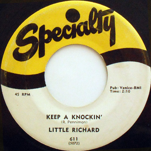 Little Richard Groovy 45 Coaster - Keep A Knockin'