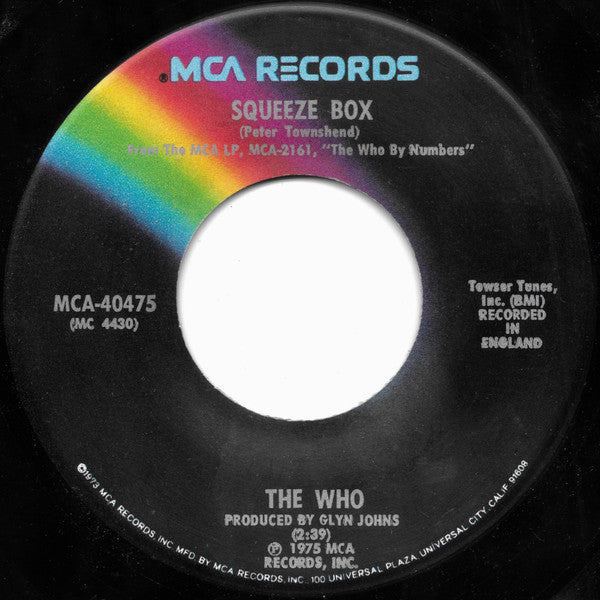 The Who Groovy 45 Coaster - Squeeze Box