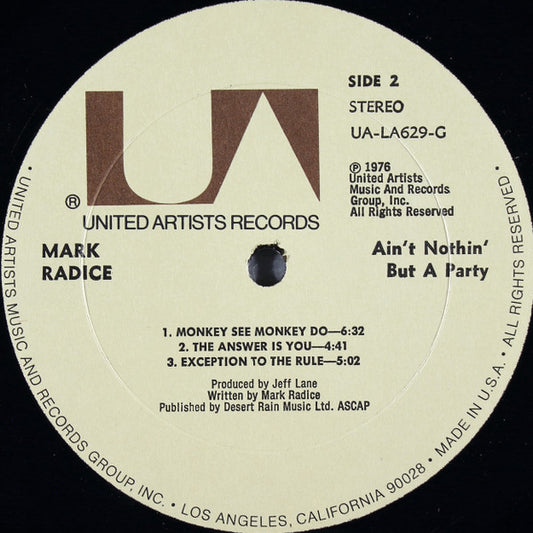 Mark Radice Groovy Coaster - Ain't Nothin' But A Party