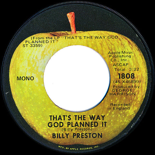 Billy Preston Groovy Coaster - That's The Way God Planned It