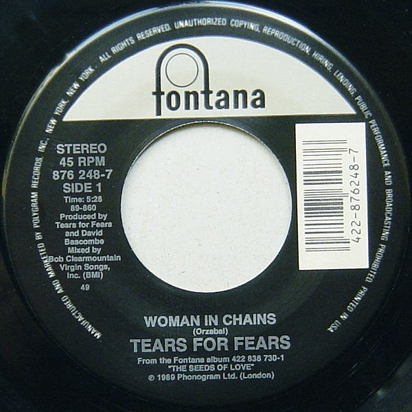 Tears For Fears Groovy Coaster - Woman In Chains