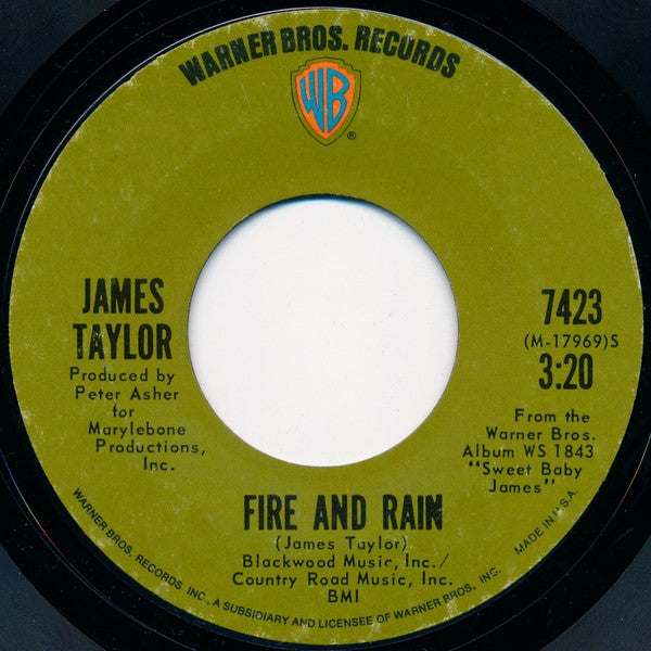 James Taylor Groovy Coaster - Fire And Rain