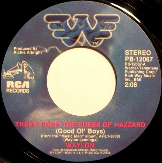 Waylon Jennings Groovy Coaster - The Dukes Of Hazzard