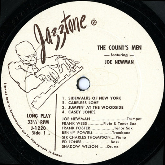 The Count's Men Groovy lp Coaster - The Count's Men Featuring Joe Newman